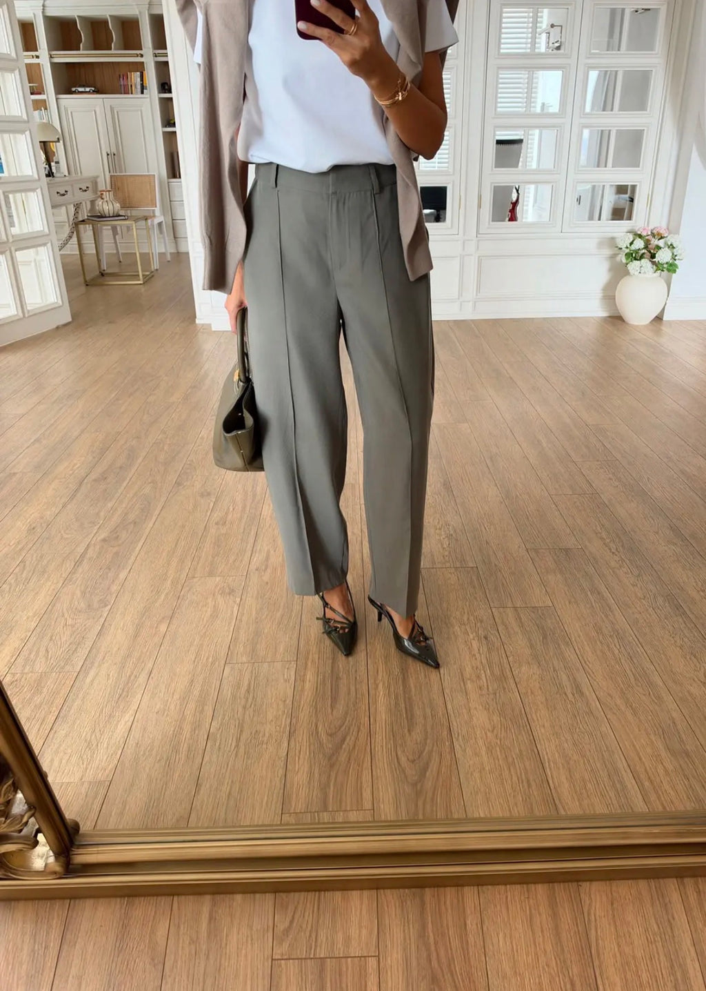 Olive green pants