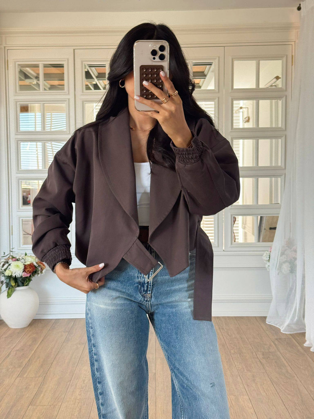 Brown jacket