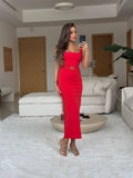 Red dress