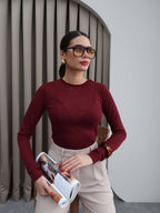 Basic brown burgundy