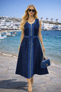 Blue navy dress