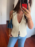 Beige vest