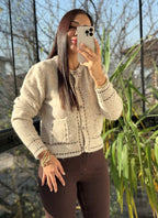 White Beige cardigan
