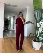 Burgundy set
