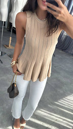 Beige top