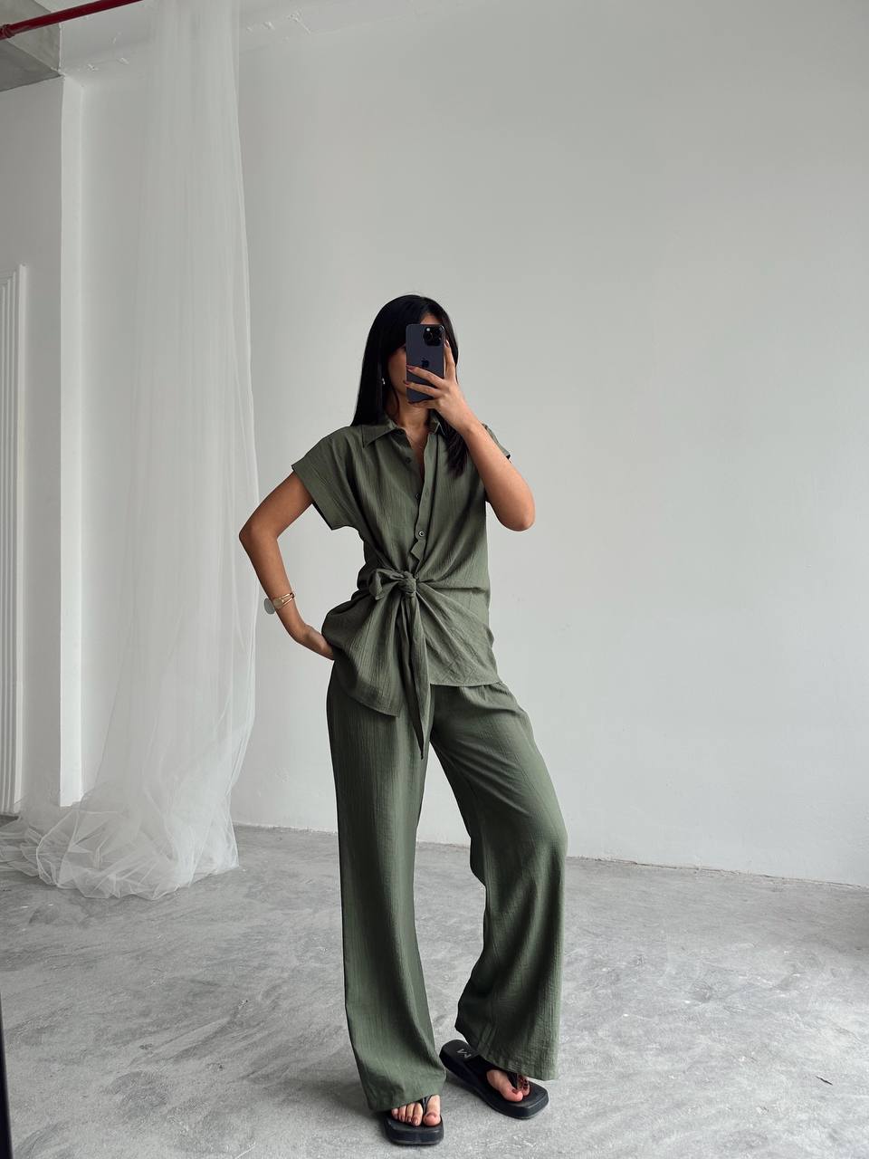 Olive green set