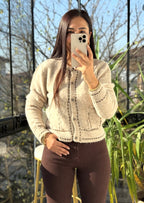 White Beige cardigan