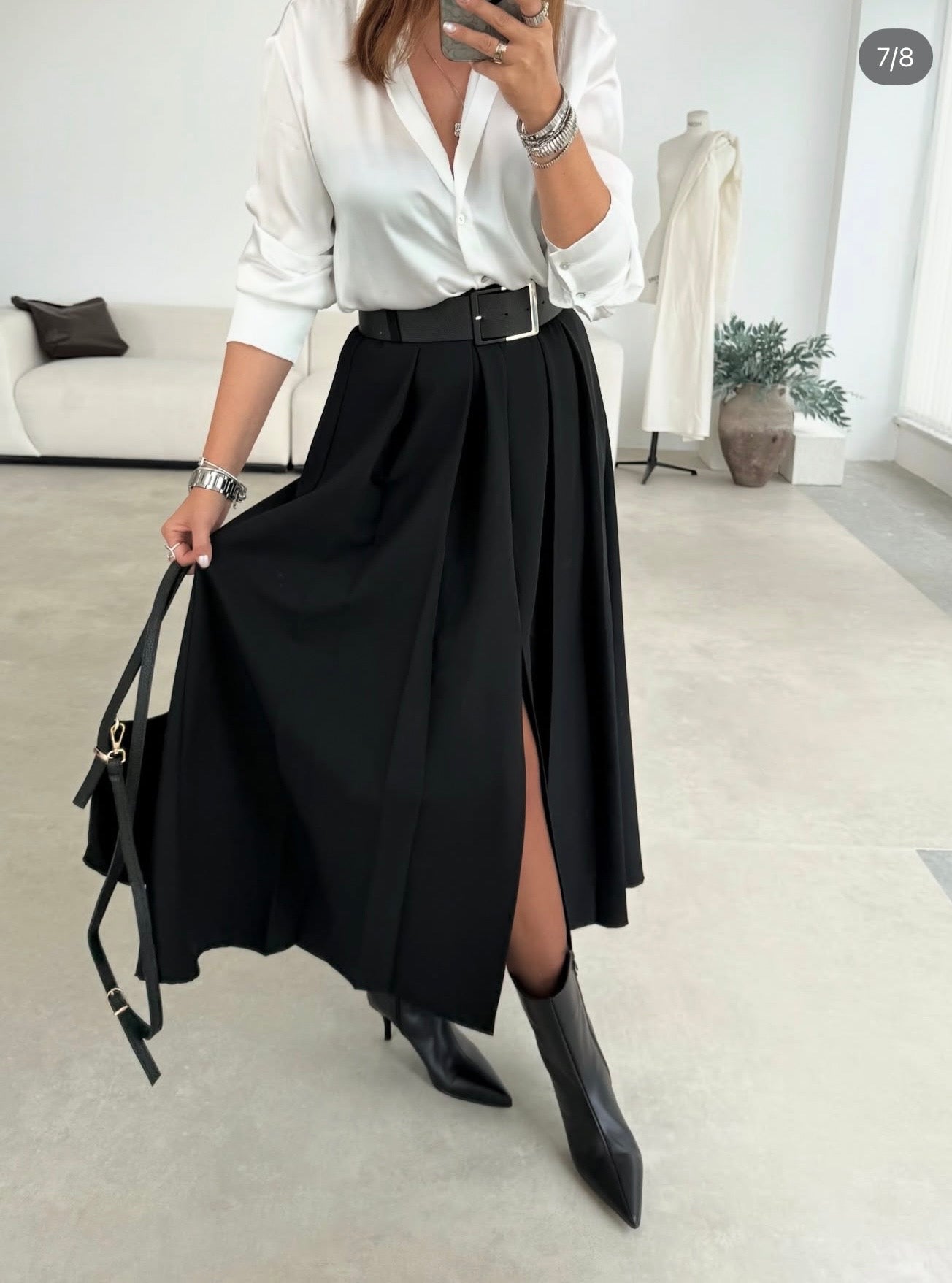Black/Brown skirt