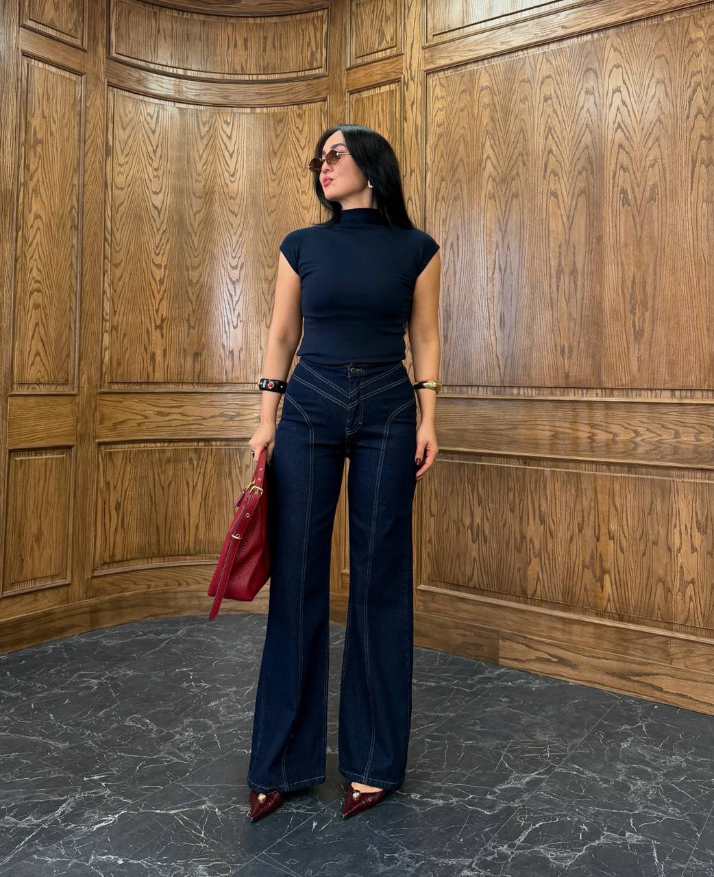Dark jeans