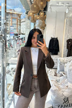 Brown blazer