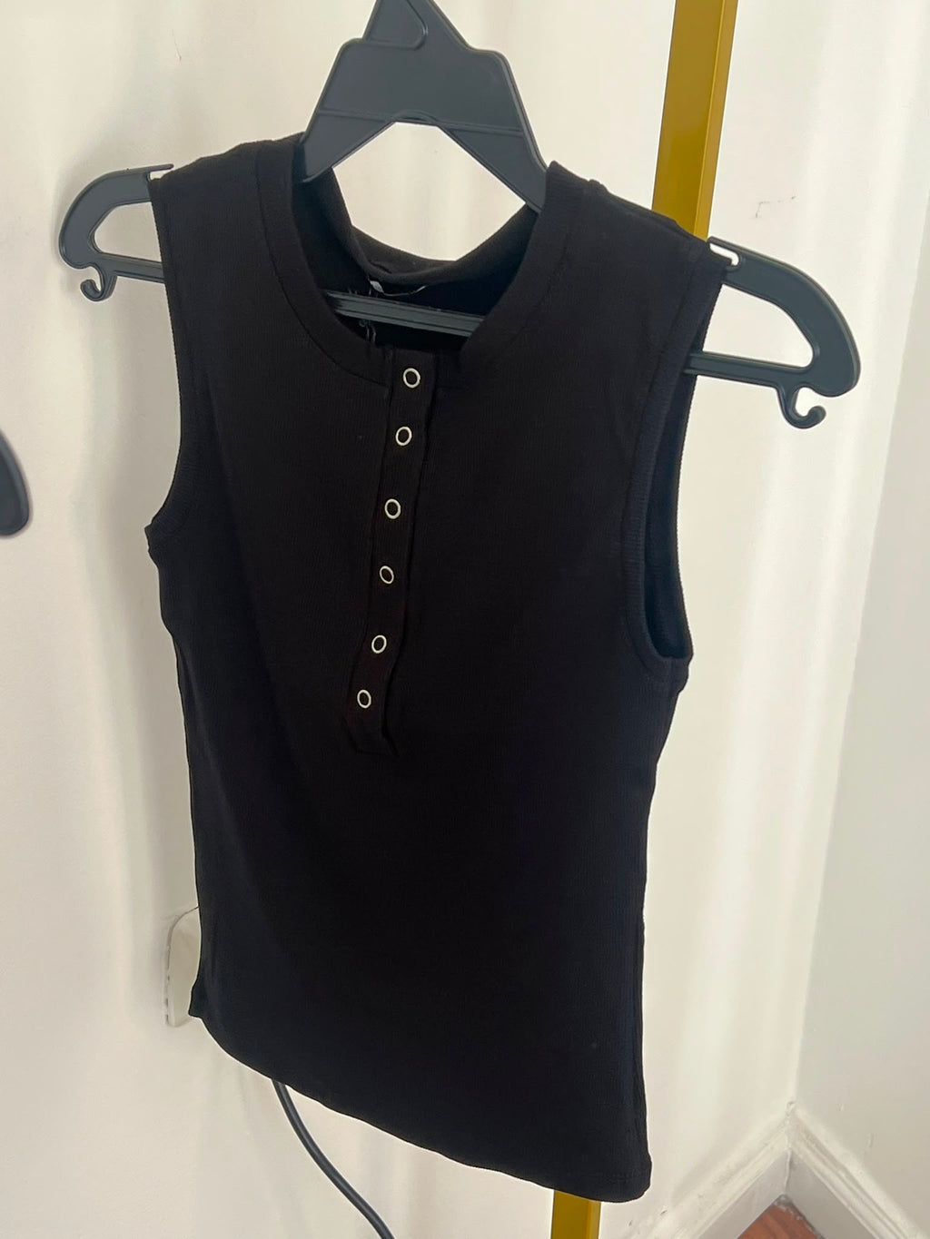 White Black Blue top