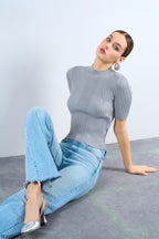Black/Grey top