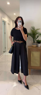Black /Beige pants