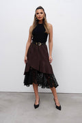 Brown skirt