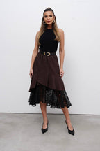 Brown skirt