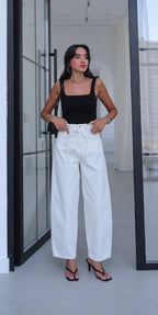 White jeans