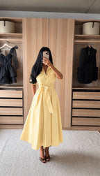 Yellow/Olive green dress