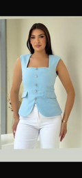 Blue vest
