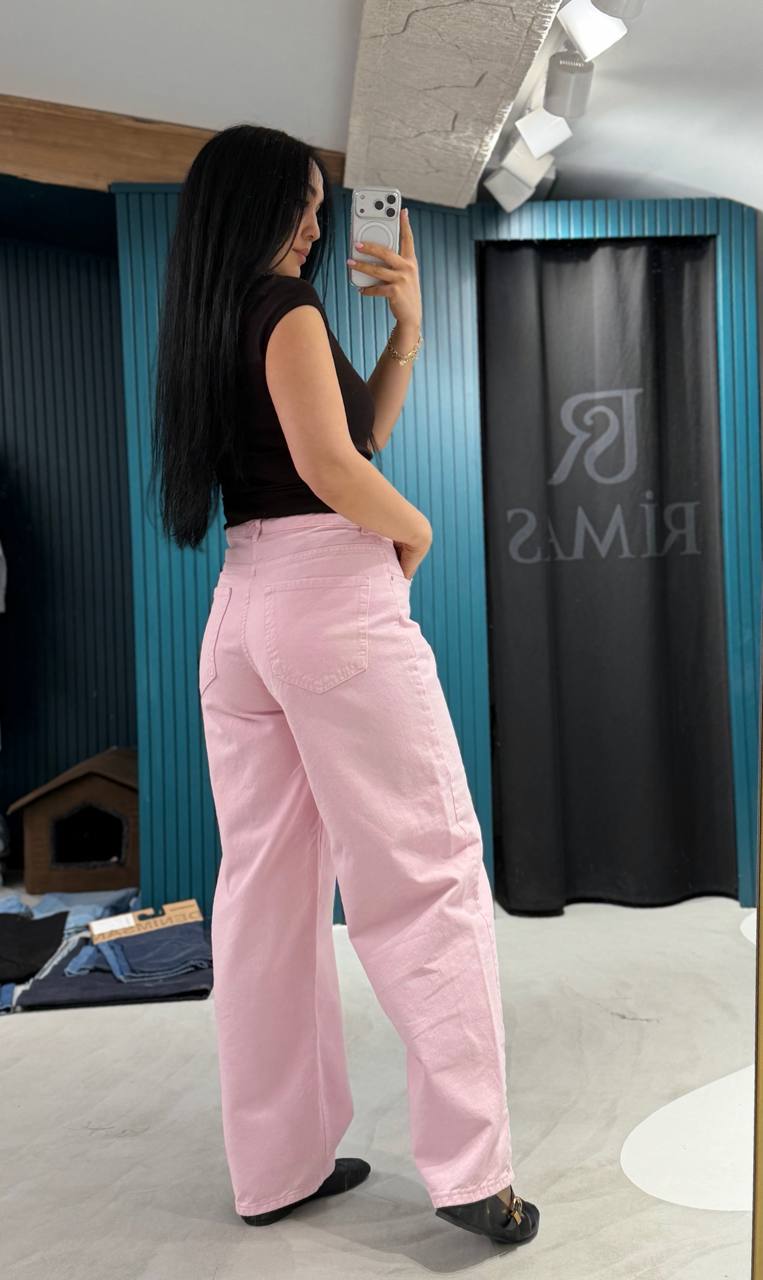 Pink jeans