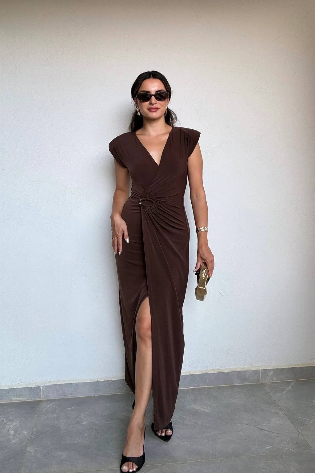 Brown dress