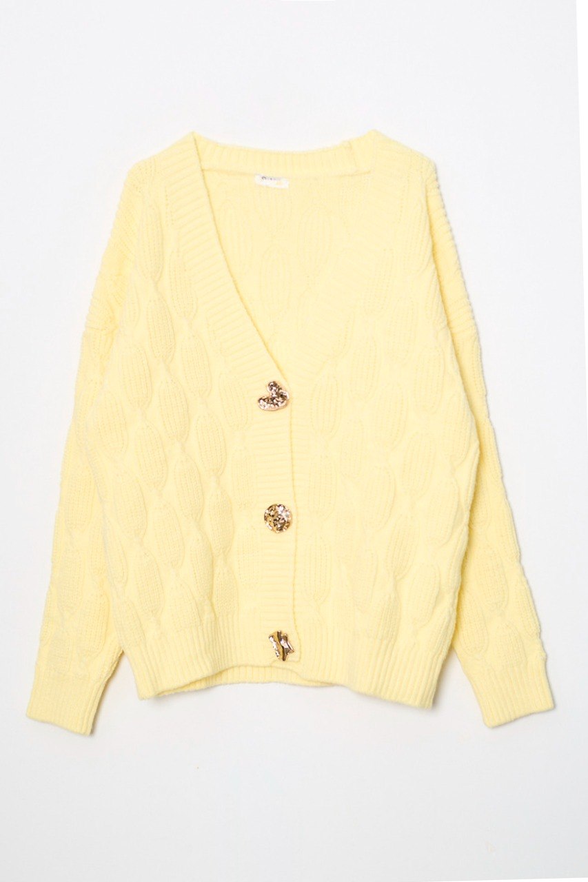 Yellow cardigan
