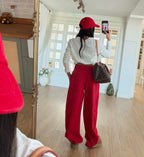 Red pants