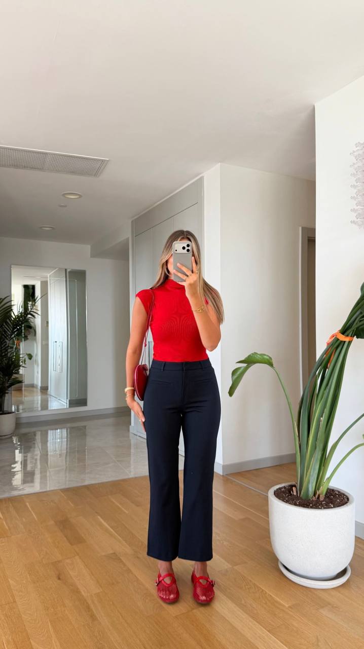 Black/Brown/Blue navy trouser