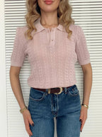 Pink/yellow top