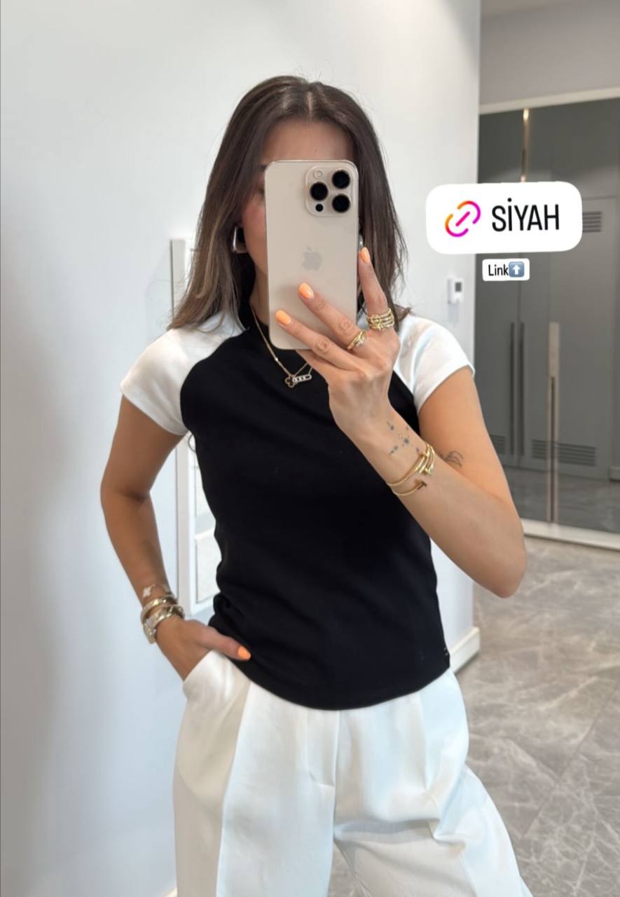 White/Black/Burgundy top