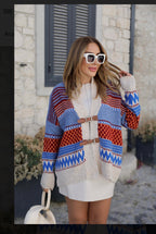 Colorful cardigan