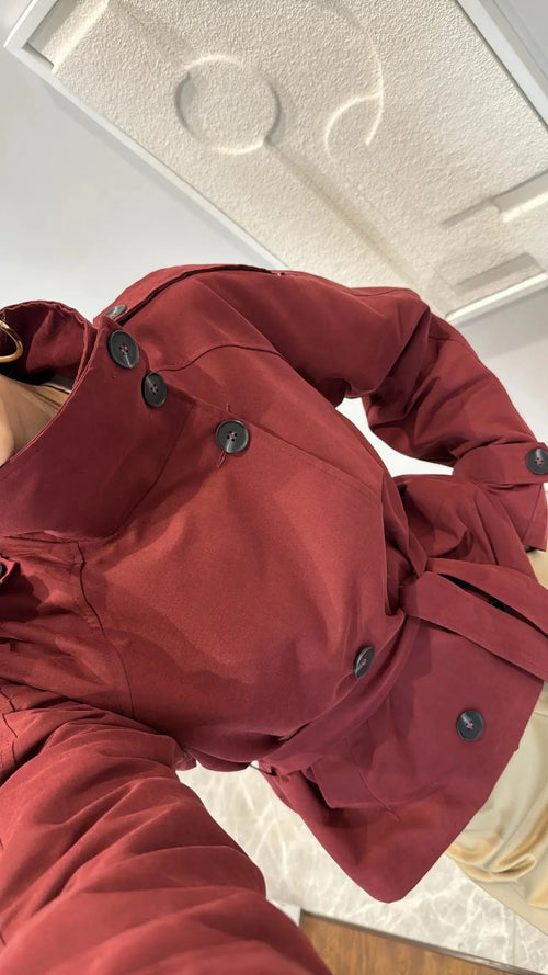 Black Burgundy jacket
