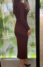 Brown dress