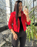 Red Beige blazer