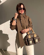 Brown shirt