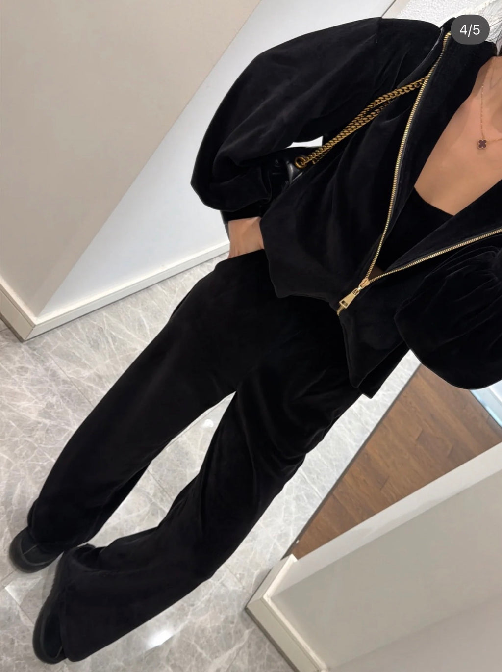 Black Velvet set