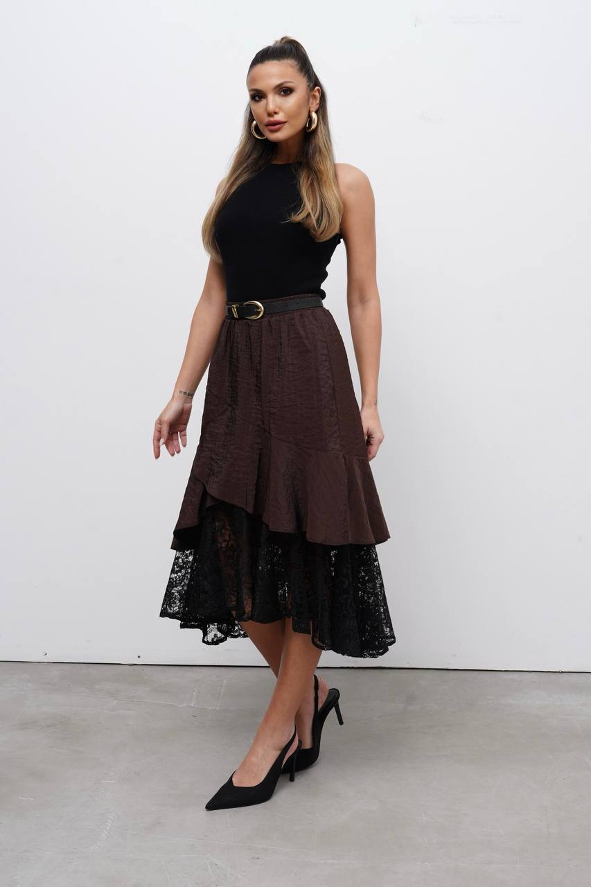 Brown skirt