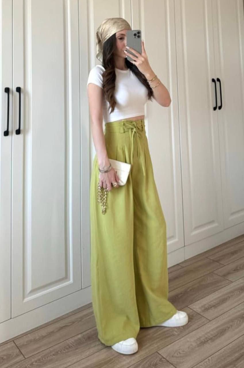 Green pants