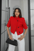 Red/Black Blazer