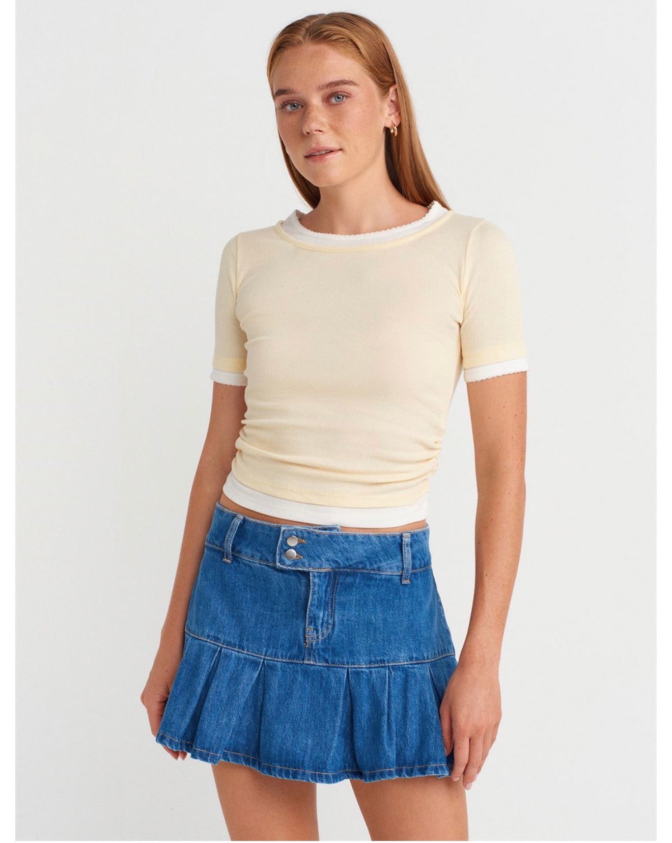 Yellow/Pink top