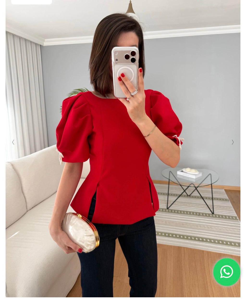 Red/Black top