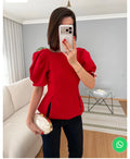 Red/Black top