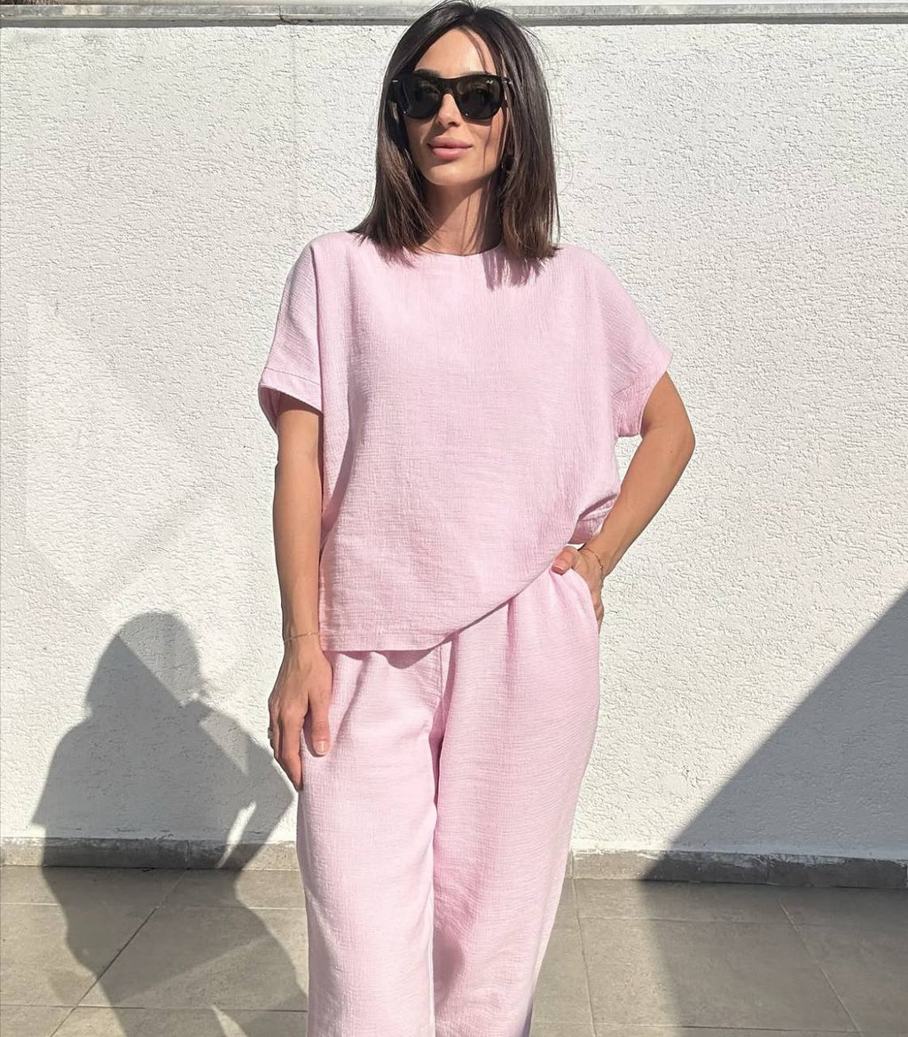 Pink/Beige set
