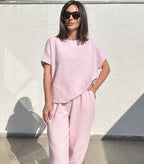 Pink/Beige set