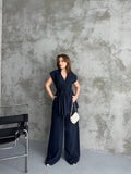 Navy blue/grey set