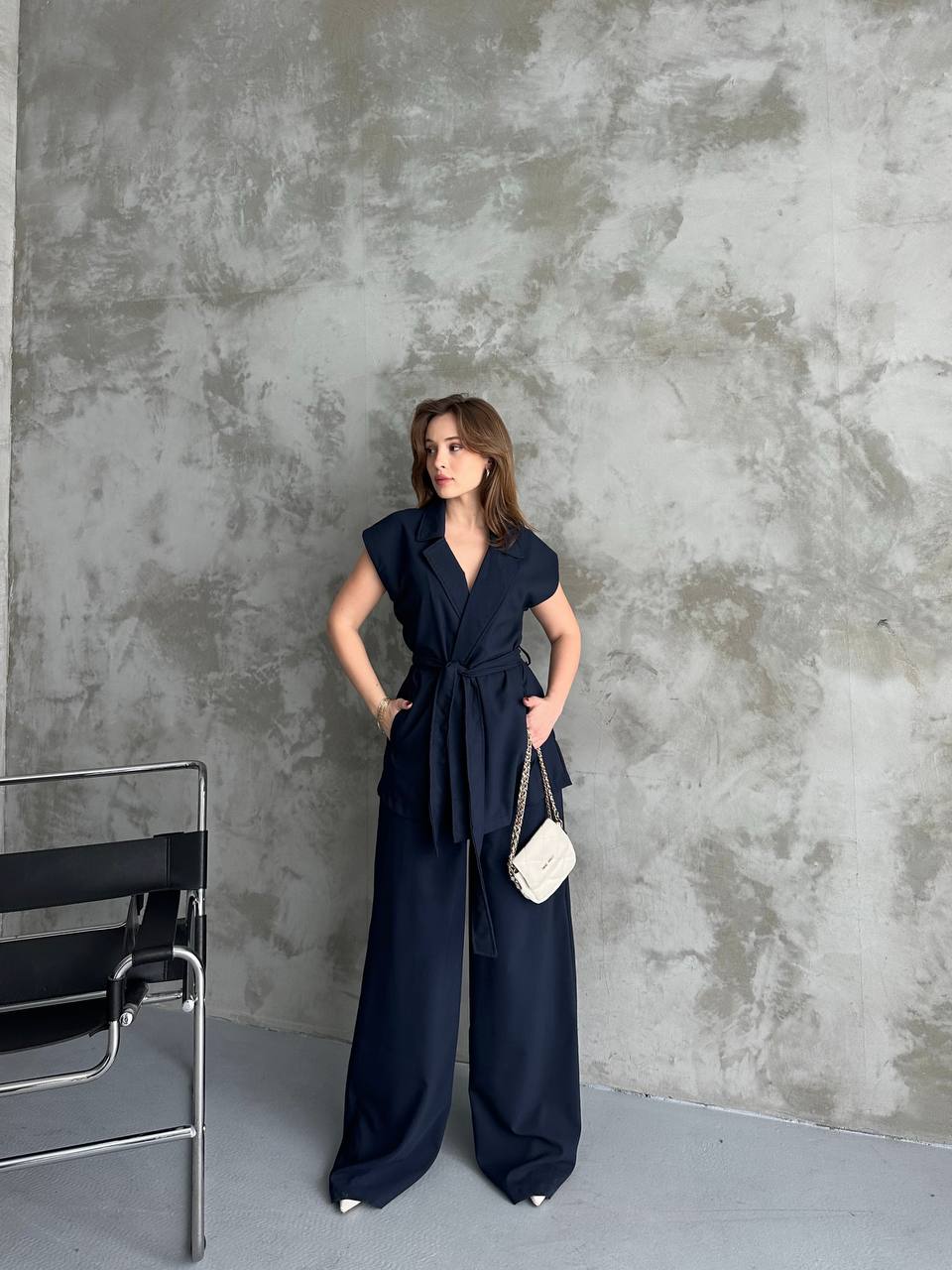 Navy blue/grey set