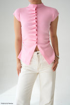 Pink/Blue/Yellow top