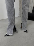 Grey jeans