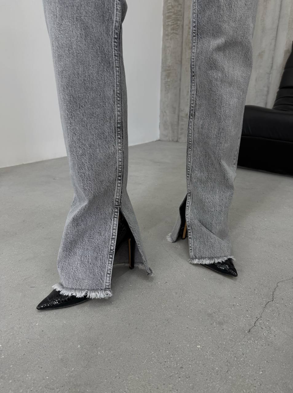Grey jeans