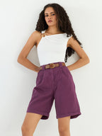 Purple jeans