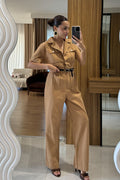Camel jumpsuit
